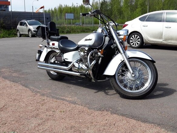 2005 Honda Shadow 750, белый, 550000 рублей - вид 9