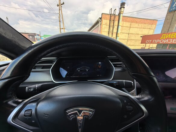 2017 Tesla Model S P90D I Рестайлинг, серый, 2740000 рублей - вид 12