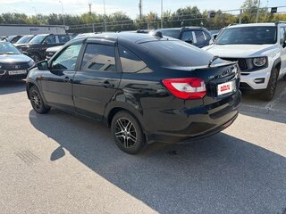 2014 Lada (ВАЗ) Granta I, чёрный, 392000 рублей, вид 4
