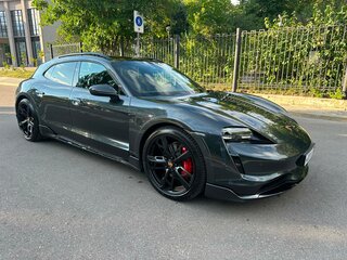 2022 Porsche Taycan 4 Cross Turismo I, серый, 11500000 рублей, вид 5