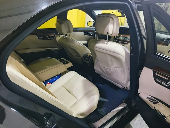 2008 Mercedes-Benz S-Класс 550 Long V (W221), чёрный, 1200000 рублей - вид 16