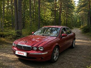2005 Jaguar X-Type I, красный, 800000 рублей, вид 1
