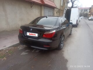 2008 BMW 5 серии 525i V (E60/E61) Рестайлинг, чёрный, 1150000 рублей, вид 3