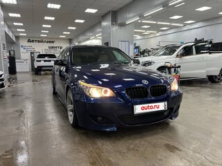 2007 BMW 5 серии 525i V (E60/E61) Рестайлинг, синий, 1600000 рублей, вид 3