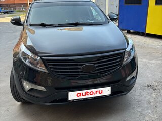 2012 Kia Sportage III, чёрный, 1365000 рублей, вид 1