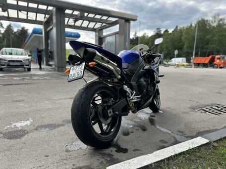 2010 Yamaha YZF-R1, синий, 750000 рублей, вид 4