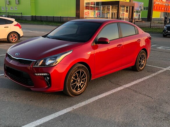 2020 Kia Rio IV, красный, 1190000 рублей