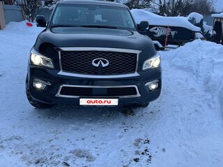 2017 Infiniti QX80 I Рестайлинг, чёрный, 2884000 рублей, вид 2