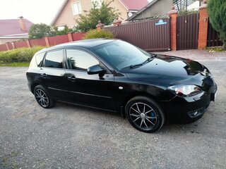 2008 Mazda 3 I (BK) Рестайлинг, чёрный, 577777 рублей, вид 4
