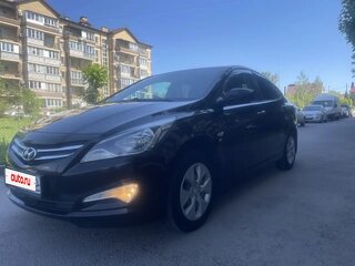 2016 Hyundai Solaris I Рестайлинг, чёрный, 1000050 рублей, вид 1