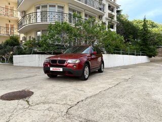 2009 BMW X3 20d I (E83) Рестайлинг, красный, 1100000 рублей, вид 2
