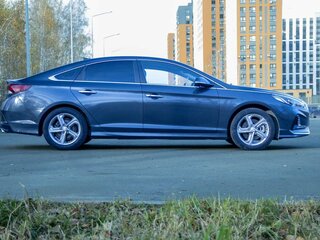 2018 Hyundai Sonata LPi VII (LF) Рестайлинг, серый, 1600000 рублей, вид 4