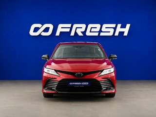 2021 Toyota Camry VIII (XV70) Рестайлинг, красный, 3325077 рублей, вид 3