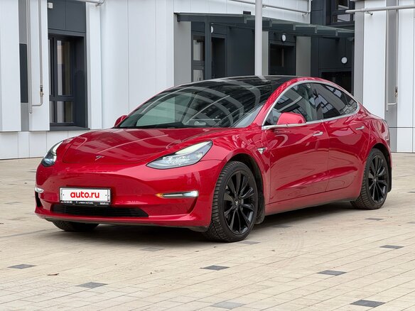 2020 Tesla Model 3 Long Range I, красный, 3990000 рублей