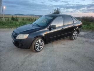 2013 Lada (ВАЗ) Granta I, чёрный, 250000 рублей, вид 1