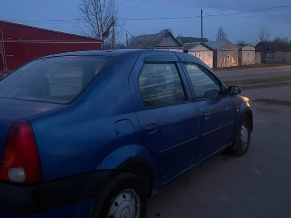 2007 Renault Logan I, синий, 299999 рублей - вид 2