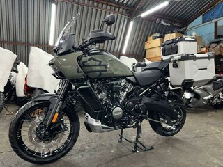2021 Harley-Davidson Pan America, зелёный, 1470000 рублей, вид 2