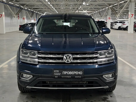 2019 Volkswagen Teramont I, синий, 3350000 рублей, вид 2