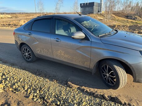2019 Lada (ВАЗ) Vesta I, серый, 870000 рублей, вид 3