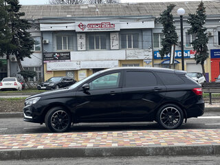 2020 Lada (ВАЗ) Vesta SW I, чёрный, 1100000 рублей, вид 4