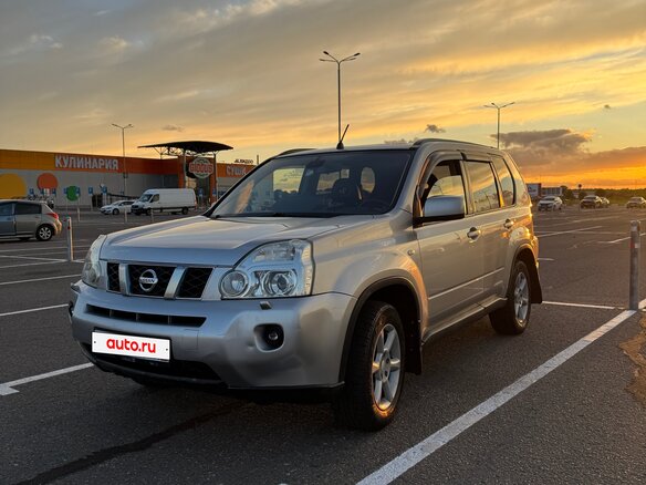 2008 Nissan X-Trail II, серебристый - вид 1