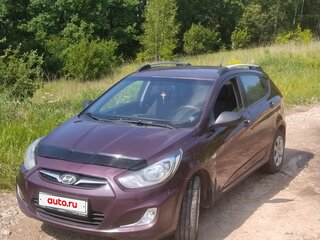 2012 Hyundai Solaris I, фиолетовый, 570000 рублей, вид 1