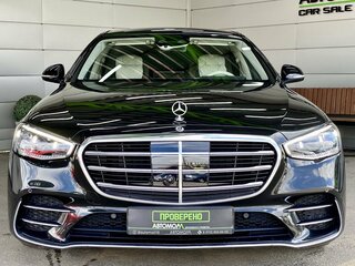 2021 Mercedes-Benz S-Класс 350 d Long 4MATIC VII (W223), чёрный, 10415000 рублей, вид 2