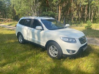 2011 Hyundai Santa Fe II Рестайлинг, белый, 1300000 рублей, вид 3