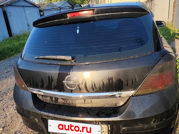 2007 Opel Astra H Рестайлинг, чёрный, 370000 рублей - вид 2
