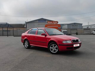2007 Skoda Octavia I (A4) Рестайлинг, красный, 480000 рублей, вид 1