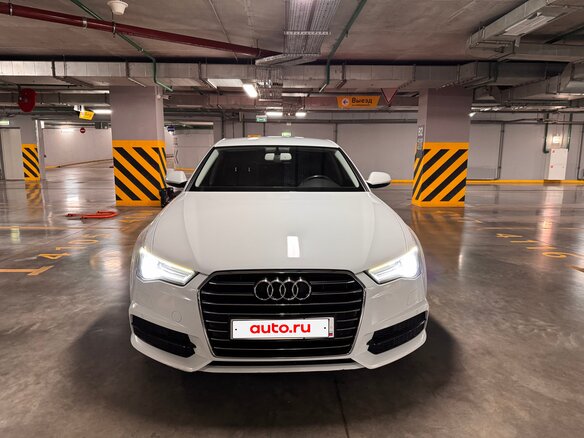 2017 Audi A6 IV (C7) Рестайлинг, белый, 2200000 рублей - вид 1