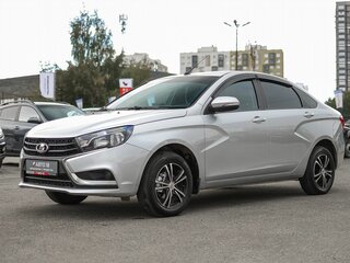 2021 Lada (ВАЗ) Vesta I, серебристый, 1079000 рублей, вид 2