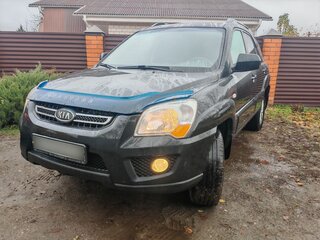 2009 Kia Sportage II Рестайлинг, чёрный, 850000 рублей, вид 2