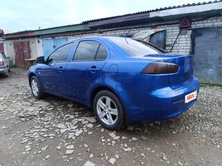 2008 Mitsubishi Lancer X, синий, 550000 рублей, вид 3