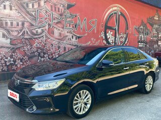2015 Toyota Camry VII (XV50) Рестайлинг, чёрный, 2070000 рублей, вид 1