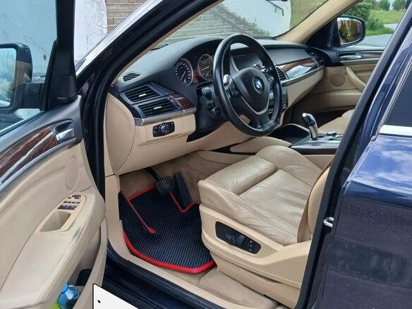 2009 BMW X6 35d I (E71), синий - вид 7
