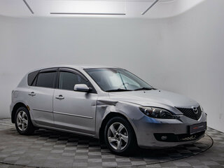 2007 Mazda 3 I (BK) Рестайлинг, серебристый, 246000 рублей, вид 3