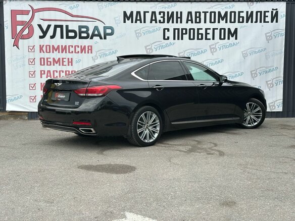 2019 Genesis G80 I, чёрный - вид 3