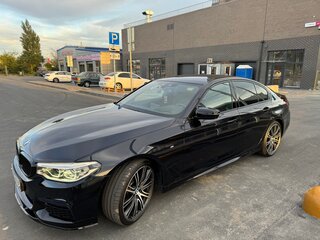 2019 BMW 5 серии 520d VII (G30/G31/G38), синий, 4300000 рублей, вид 4