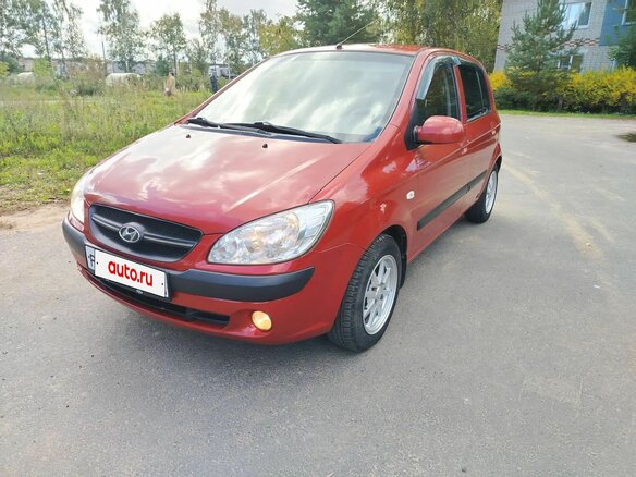 2008 Hyundai Getz I Рестайлинг, красный - вид 5