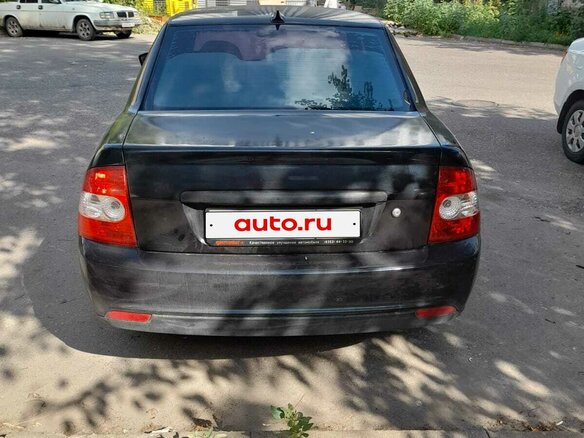 2007 Lada (ВАЗ) Priora I, чёрный, 190000 рублей - вид 7