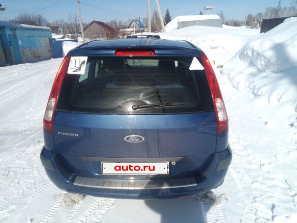 2008 Ford Fusion I Рестайлинг, синий, 650000 рублей - вид 1