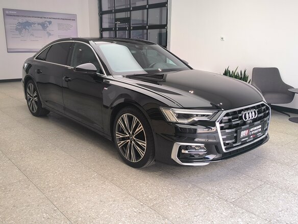 2023 Audi A6 45 TFSI V (C8) Рестайлинг, чёрный, 4990000 рублей - вид 2
