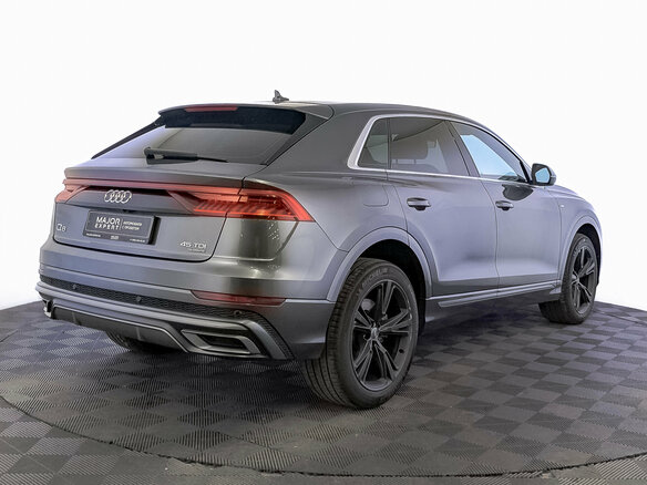 2019 Audi Q8 45 TDI I (4M), серый - вид 4