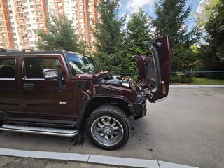 2006 Hummer H2 I, красный, 2350000 рублей, вид 5