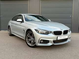 2018 BMW 4 серии Gran Coupe 420d xDrive F32/F33/F36 Рестайлинг, серебристый, 3620000 рублей, вид 3