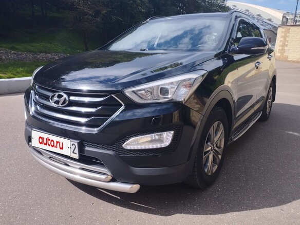 2015 Hyundai Santa Fe III, чёрный, 1630000 рублей
