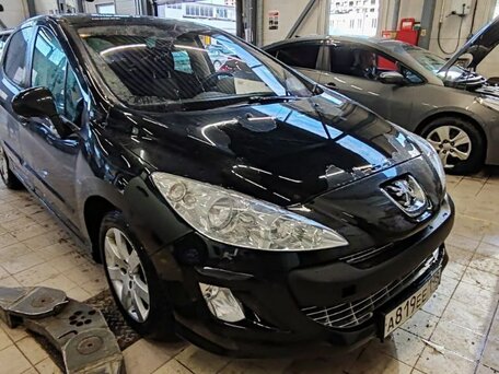 2008 Peugeot 308 I, чёрный, 370000 рублей, вид 3