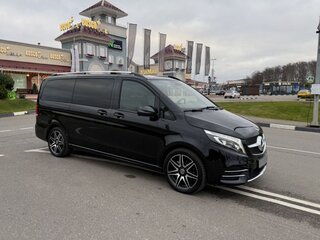 2019 Mercedes-Benz V-Класс Long 220 d длинный III (W447) Рестайлинг, чёрный, 4800000 рублей, вид 2