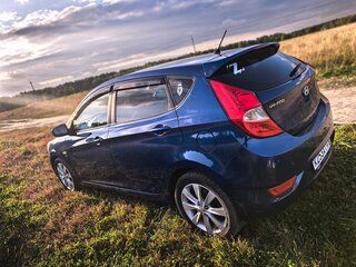 2014 Hyundai Solaris I Рестайлинг, синий, 780000 рублей, вид 2